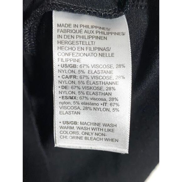 Lark & Ro Classic Little Black Dress 12 Minimalist Cocktail Career Elegant LBD - Picture 8 of 8